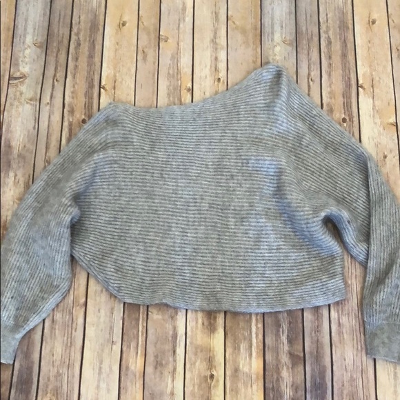 Free People Sweaters - Free People Asymmetrical Gray Sweater size small